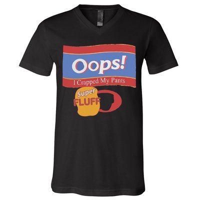 Oops I Crapped My Pants V-Neck T-Shirt