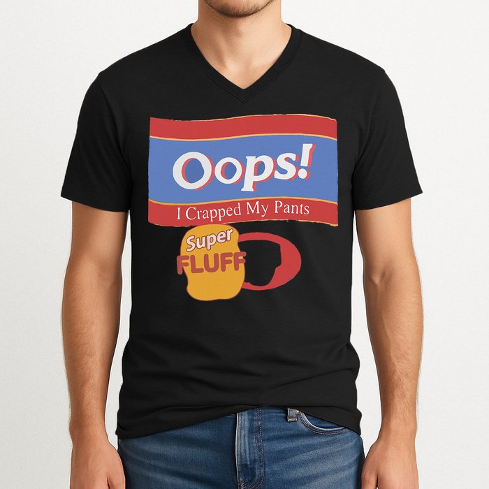 Oops I Crapped My Pants V-Neck T-Shirt
