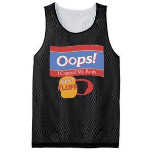 Oops I Crapped My Pants Mesh Reversible Basketball Jersey Tank