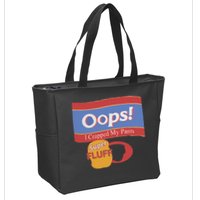 Oops I Crapped My Pants Zip Tote Bag