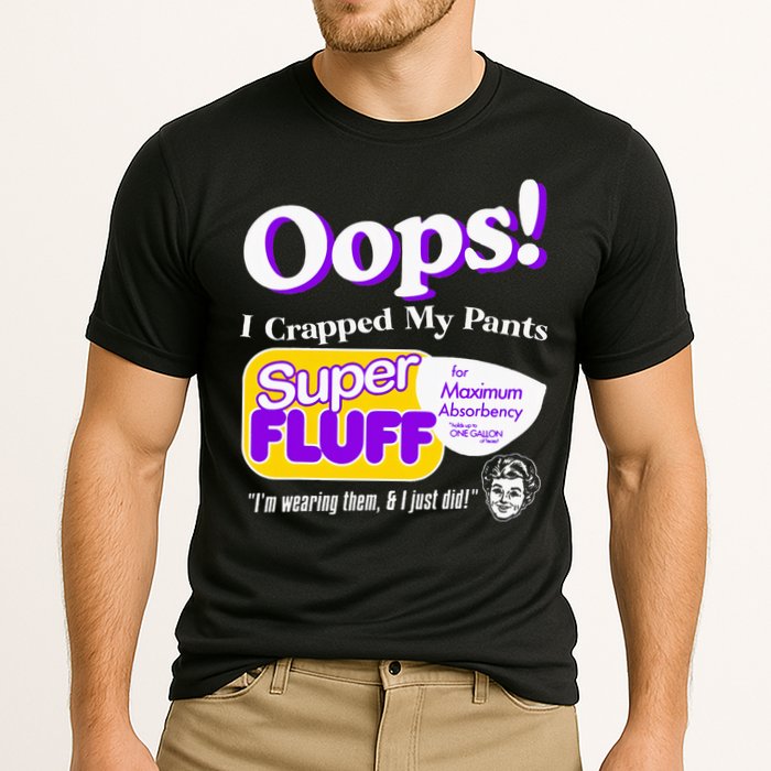 Oops I Crapped Funny My Pants Vintage Performance Shirt