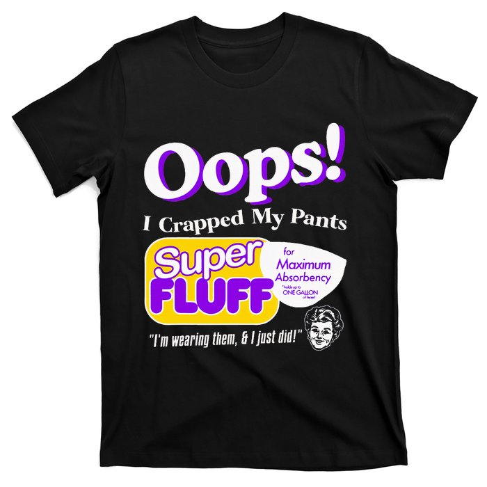 Oops I Crapped Funny My Pants Vintage T-Shirt