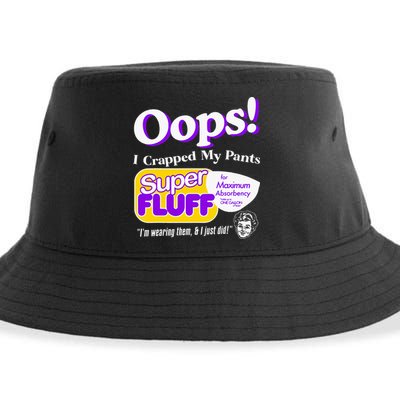 Oops I Crapped Funny My Pants Vintage Sustainable Bucket Hat