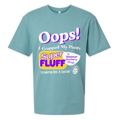 Oops I Crapped Funny My Pants Vintage Sueded Cloud Jersey T-Shirt