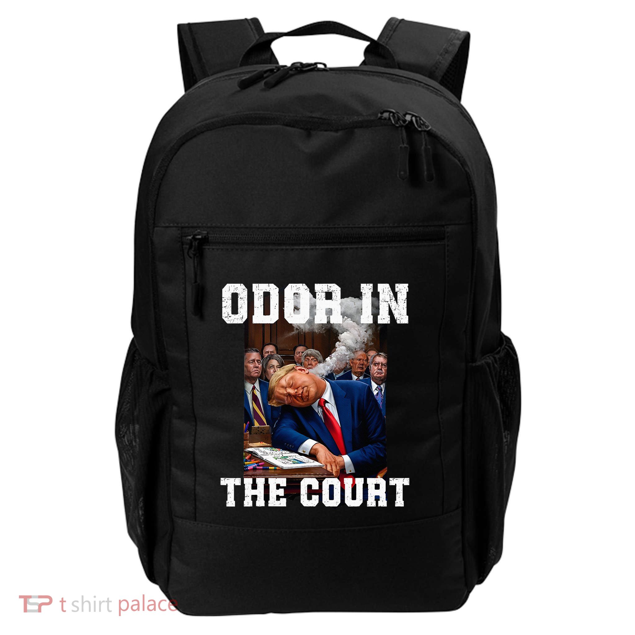 Odor In Court TrumpS Hilarious Gaffe Sleeping Passing Wind Backpack