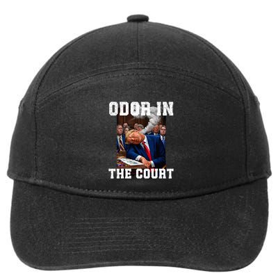 Odor In Court TrumpS Hilarious Gaffe Sleeping Passing Wind 7-Panel Snapback Hat