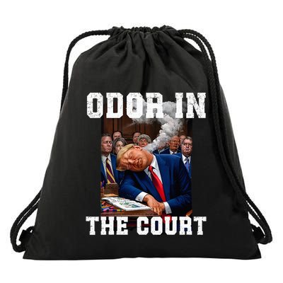 Odor In Court TrumpS Hilarious Gaffe Sleeping Passing Wind Drawstring Bag