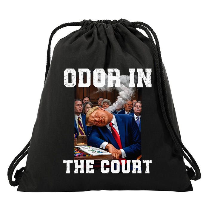 Odor In Court TrumpS Hilarious Gaffe Sleeping Passing Wind Drawstring Bag