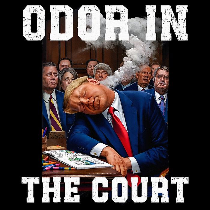 Odor In Court TrumpS Hilarious Gaffe Sleeping Passing Wind Drawstring Bag