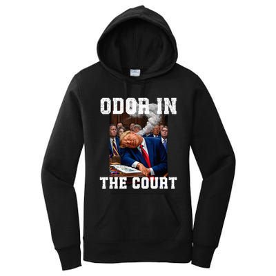 Odor In Court TrumpS Hilarious Gaffe Sleeping Passing Wind Women's Pullover Hoodie