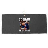 Odor In Court TrumpS Hilarious Gaffe Sleeping Passing Wind Large Microfiber Waffle Golf Towel