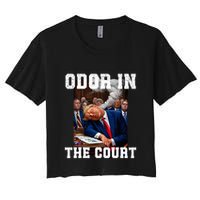 Odor In Court TrumpS Hilarious Gaffe Sleeping Passing Wind Crop Top