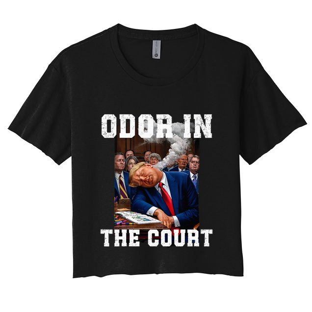 Odor In Court TrumpS Hilarious Gaffe Sleeping Passing Wind Crop Top