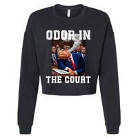 Odor In Court TrumpS Hilarious Gaffe Sleeping Passing Wind Cropped Pullover Crew
