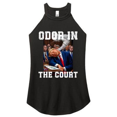 Odor In Court TrumpS Hilarious Gaffe Sleeping Passing Wind Women's Perfect Tri Rocker Tank