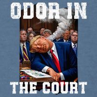 Odor In Court TrumpS Hilarious Gaffe Sleeping Passing Wind Garment-Dyed Sweatshirt
