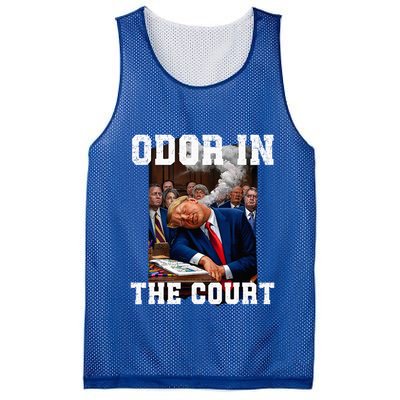 Odor In Court TrumpS Hilarious Gaffe Sleeping Passing Wind Mesh Reversible Basketball Jersey Tank
