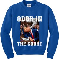 Odor In Court TrumpS Hilarious Gaffe Sleeping Passing Wind Kids Sweatshirt
