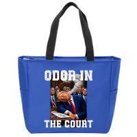 Odor In Court TrumpS Hilarious Gaffe Sleeping Passing Wind Zip Tote Bag