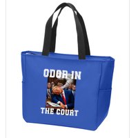 Odor In Court TrumpS Hilarious Gaffe Sleeping Passing Wind Zip Tote Bag