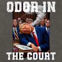 Odor In Court TrumpS Hilarious Gaffe Sleeping Passing Wind Cotton Canvas Backpack