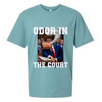 Odor In Court TrumpS Hilarious Gaffe Sleeping Passing Wind Sueded Cloud Jersey T-Shirt