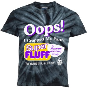 Oops I Crapped Funny My Pants Kids Tie-Dye T-Shirt