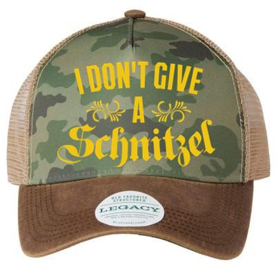 Oktoberfest I Don't Give A Schnitzel German Flag Legacy Tie Dye Trucker Hat