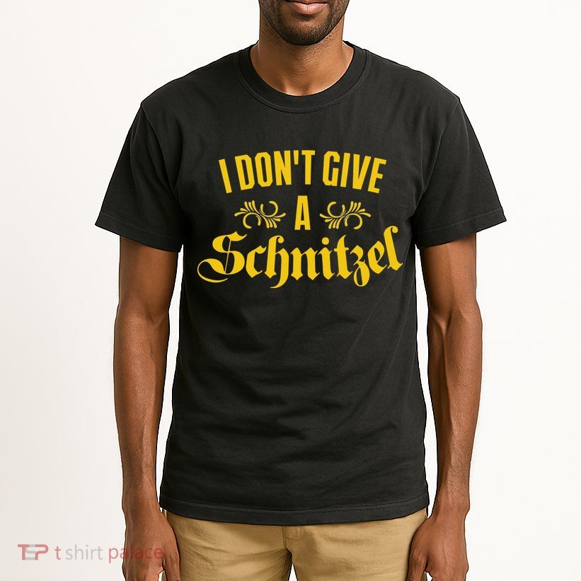 Oktoberfest I Don't Give A Schnitzel German Flag Tall T-Shirt