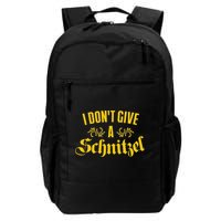 Oktoberfest I Don't Give A Schnitzel German Flag Backpack