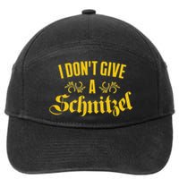 Oktoberfest I Don't Give A Schnitzel German Flag 7-Panel Snapback Hat