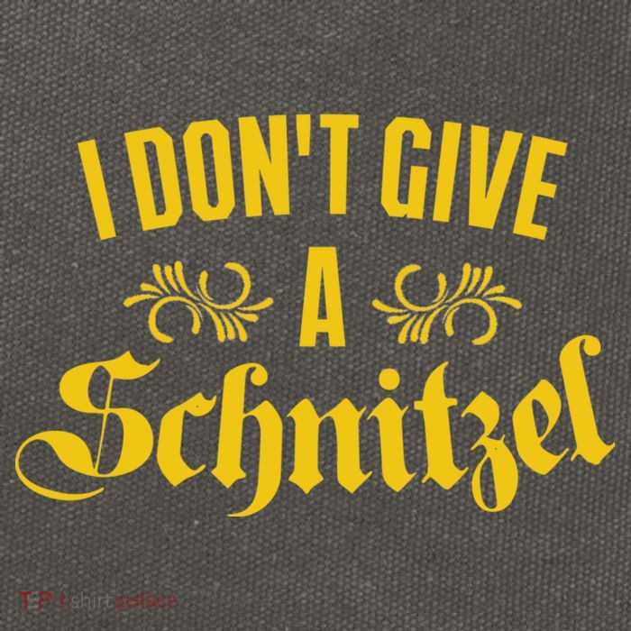 Oktoberfest I Don't Give A Schnitzel German Flag Cotton Canvas Backpack