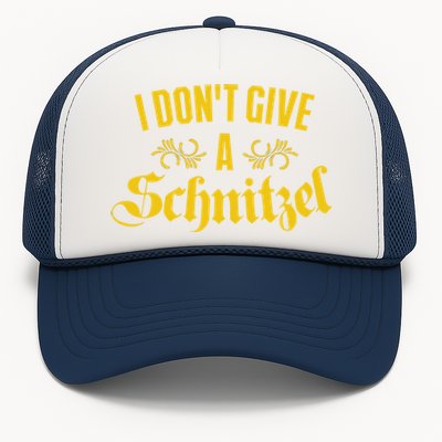 Oktoberfest I Don't Give A Schnitzel German Flag Trucker Hat