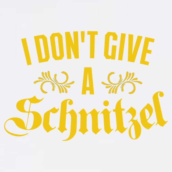 Oktoberfest I Don't Give A Schnitzel German Flag Garment-Dyed Sweatshirt