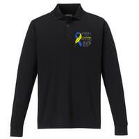 October Is Down Syndrome Awareness Month But For Me ItS Jan Performance Long Sleeve Polo