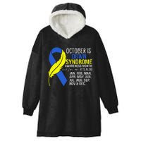 October Is Down Syndrome Awareness Month But For Me ItS Jan Hooded Wearable Blanket