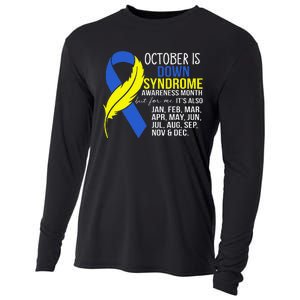 October Is Down Syndrome Awareness Month But For Me ItS Jan Cooling Performance Long Sleeve Crew