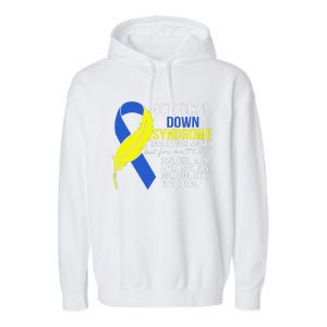 October Is Down Syndrome Awareness Month But For Me ItS Jan Garment-Dyed Fleece Hoodie