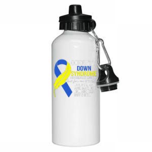 October Is Down Syndrome Awareness Month But For Me ItS Jan Aluminum Water Bottle