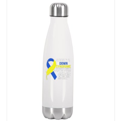 October Is Down Syndrome Awareness Month But For Me ItS Jan Stainless Steel Insulated Water Bottle