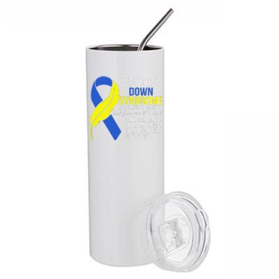 October Is Down Syndrome Awareness Month But For Me ItS Jan Stainless Steel Tumbler