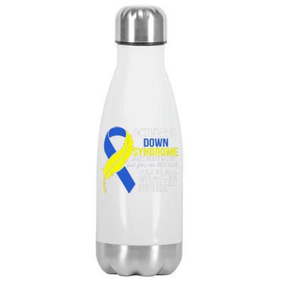 October Is Down Syndrome Awareness Month But For Me ItS Jan Stainless Steel Insulated Water Bottle