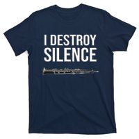 OBOE - I destroy silence, Funny oboist gift, Funny Oboe T-Shirt