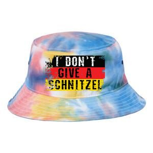 Oktoberfest I Dont Give A Schnitzel Funny German Tie Dye Newport Bucket Hat