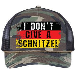 Oktoberfest I Dont Give A Schnitzel Funny German Retro Rope Trucker Hat Cap