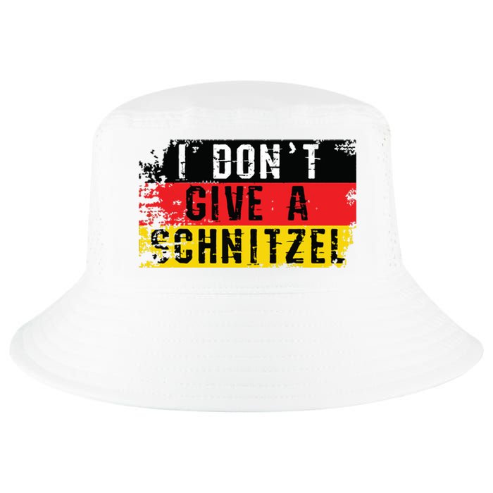 Oktoberfest I Dont Give A Schnitzel Funny German Cool Comfort Performance Bucket Hat