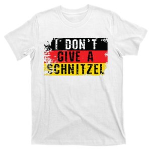 Oktoberfest I Dont Give A Schnitzel Funny German T-Shirt