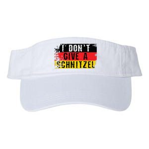 Oktoberfest I Dont Give A Schnitzel Funny German Valucap Bio-Washed Visor