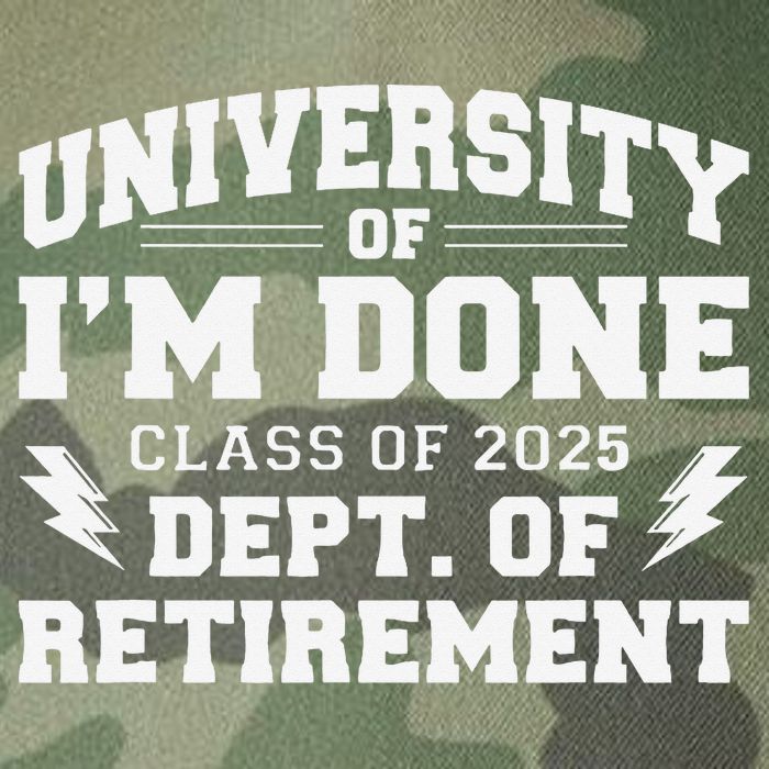 Of Im Done Class Of 2025 Dept Of Retirement Legacy Tie Dye Trucker Hat