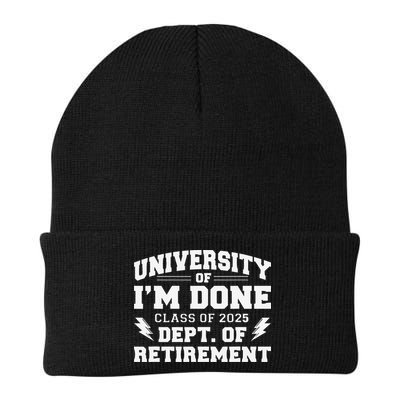Of Im Done Class Of 2025 Dept Of Retirement Beanie